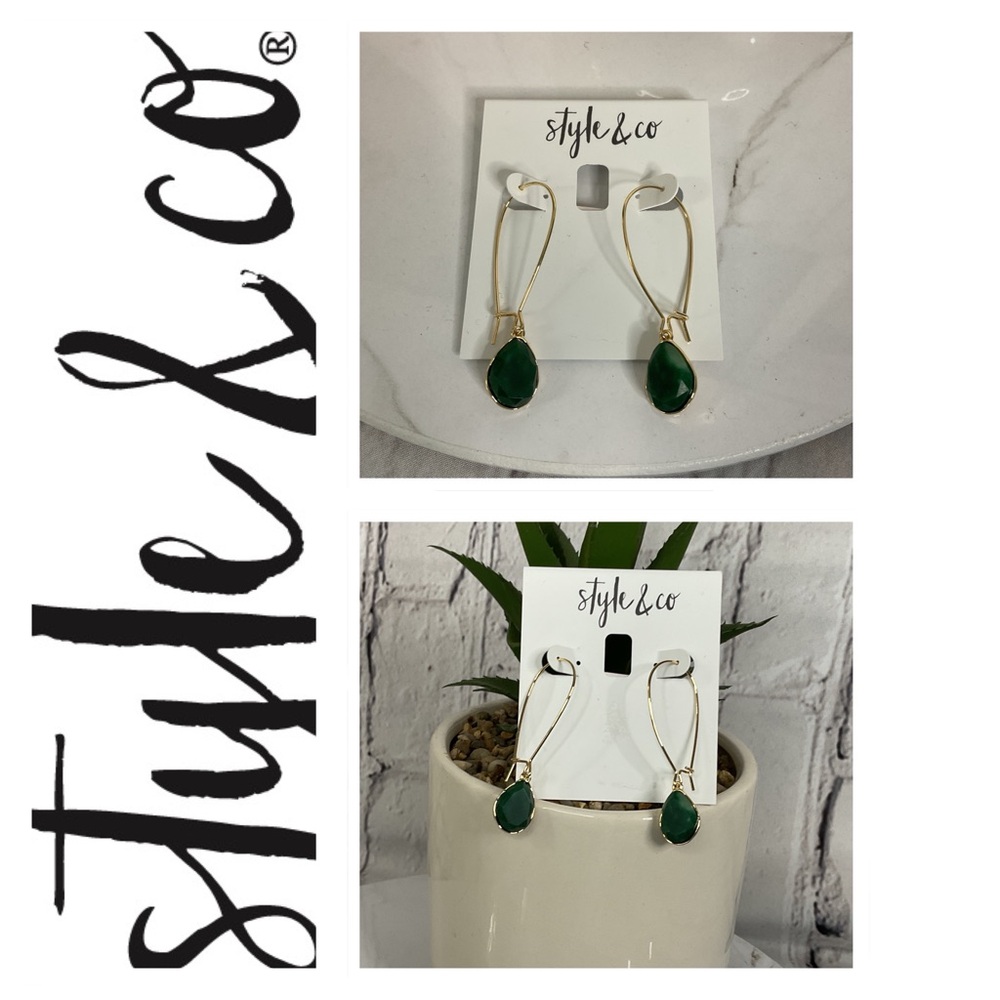 🐘 Style & Co. Stone Drop Earrings